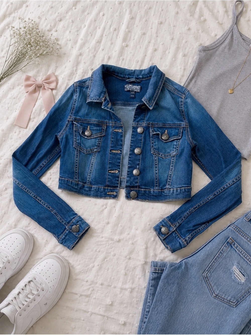 Cropped Denim Jacket